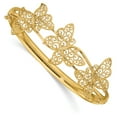 thumbnail image 1 of 14K Butterfly Bangle Bracelet, 1 of 3