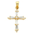 thumbnail image 1 of 14K Cross CZ Religious Pendant, 1 of 1