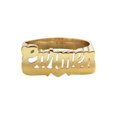 thumbnail image 1 of 14K Cursive Gold Name Ring | Appx. 5 Grams, 1 of 3