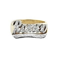 thumbnail image 1 of 14K Diamond Gold Name Ring | Appx. 14.8 Grams, 1 of 3
