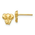 thumbnail image 1 of 14K Elephant Earrings, 1 of 3