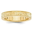 thumbnail image 1 of 14K Fancy Wedding Band&amp;#44; Size 5, 1 of 1