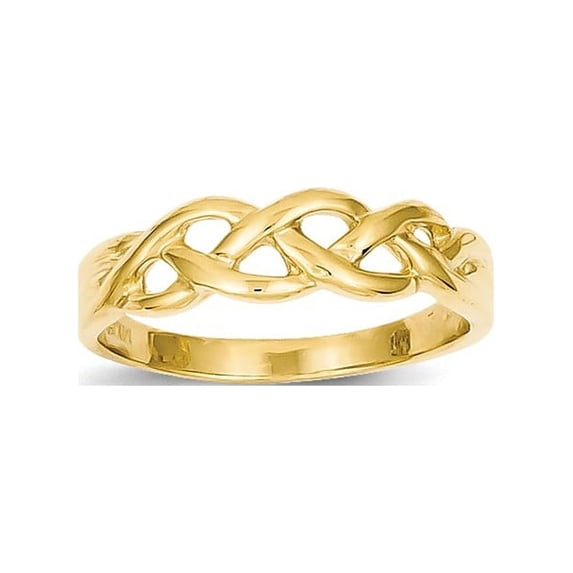 14K Free Form Knot Ring