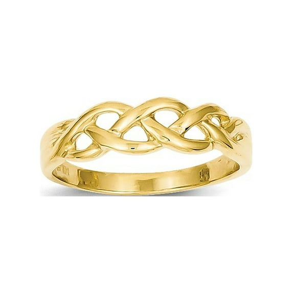 14K Free Form Knot Ring