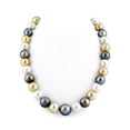 thumbnail image 1 of 14K Gold 12-14mm South Sea & Cultured Multicolor Pearl Necklace, 1 of 6