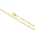 thumbnail image 1 of 14K Gold 2.00MM Figaro Chain Necklace for Men and Women ( Unisex ), 14"-30", 1 of 7