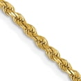 thumbnail image 1 of 14K Gold 2.25mm Diamond Cut Rope Chain 24", 1 of 5
