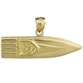 thumbnail image 1 of 14K Gold 32MM Speed Boat Pendant, 1 of 5