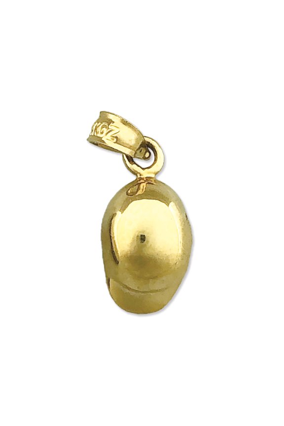 14K Gold 3D Baseball Cap Charm