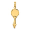 thumbnail image 1 of 14K 3-D Hand Mirror Charm, 1 of 2