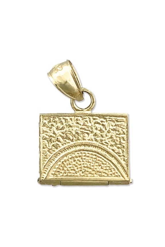14K Gold 3D Laptop Computer Charm