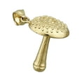 thumbnail image 1 of 14K Gold 3D Mushroom Charm, 1 of 5