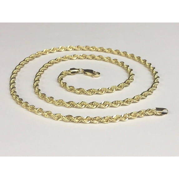 14K Gold 3mm Rope Chain