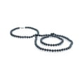 thumbnail image 1 of 14K Gold 5.5-6.0mm Black Akoya Cultured Pearl Necklace - AAA Quality, 36" Opera Length, 1 of 7