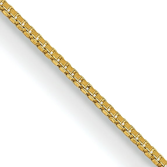 14K Gold .5mm Box Chain 14"