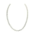 thumbnail image 1 of 14K Gold 6.5-7.0mm AAA Quality Round White Freshwater Cultured Pearl Necklace for Women in 20 Matinee Length, 1 of 5
