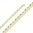 thumbnail image 1 of 14K Gold 6.5mm Flat Mariner Chain :  20", 1 of 4