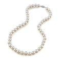 thumbnail image 1 of 14K Gold 8.5-9.0mm Hanadama Japanese Akoya Saltwater White Cultured Pearl Necklace, 20" Matinee Length, 1 of 7