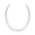 thumbnail image 1 of 14K Gold 8-9mm AAAA Quality White Freshwater Cultured Pearl Necklace for Women in 18 Princess Length, 1 of 7
