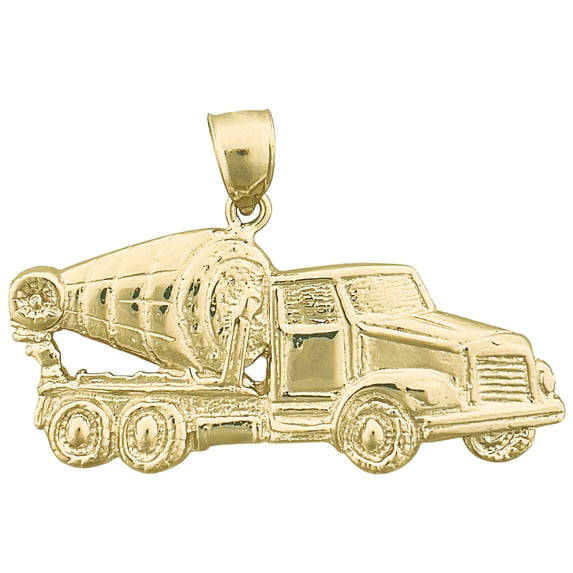 14K Gold Agitator Truck Pendant
