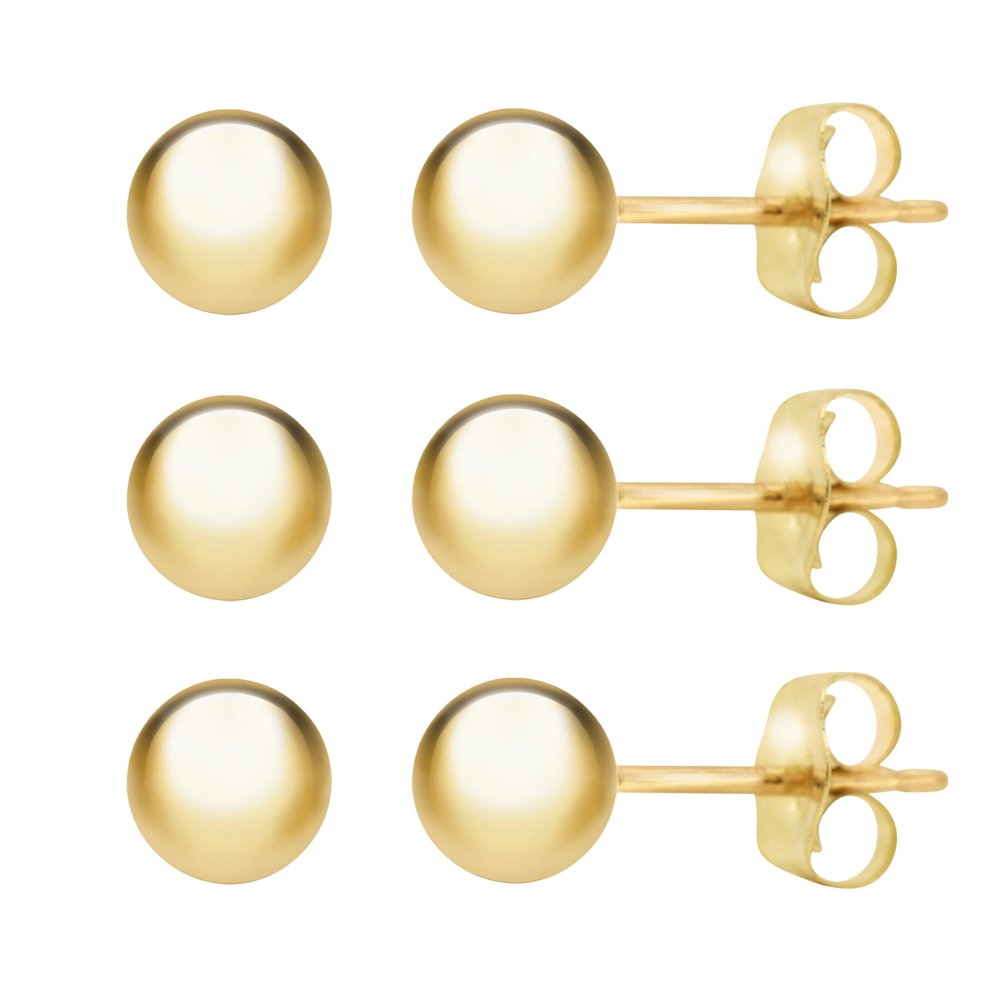 Periwinkle Sea Glass Ball Post Earrings - Relish, Inc. Store