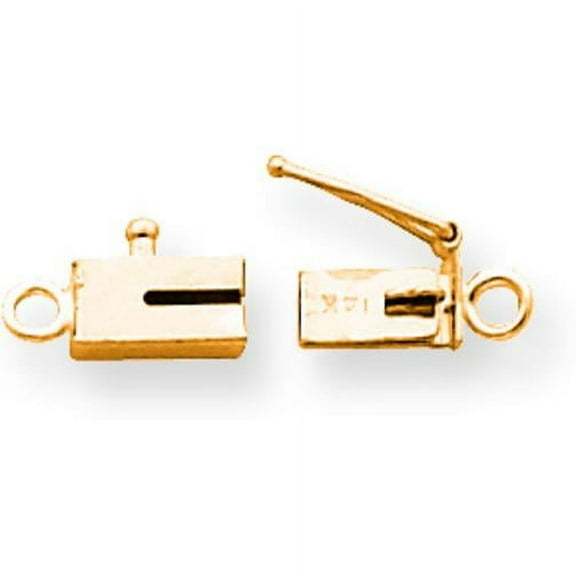 14K Gold Barrel Clasp Replacement Tongue 7.6X3.7Mm