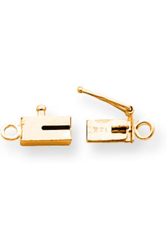 14K Gold Barrel Clasp Replacement Tongue 7.6X3.7Mm