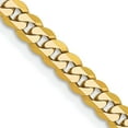 thumbnail image 1 of 14K Gold Beveled Curb Chain 24", 1 of 5