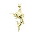 thumbnail image 1 of 14K Gold Blue Marlin Pendant, 1 of 5