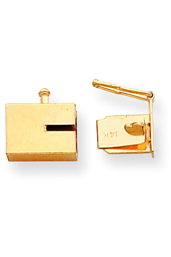 14K Gold Box Clasp Replacement Tongue (8.00Mm To 13.30Mm)