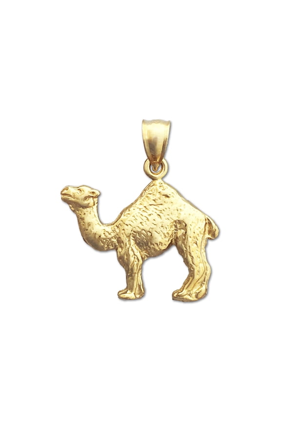 14K Gold Camel Pendant