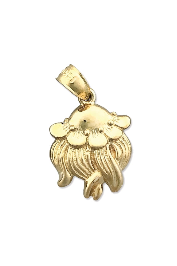 14K Gold Cephalopod Jellyfish Charm