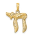 thumbnail image 1 of 14K Gold Chai Pendant, 1 of 4