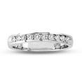 thumbnail image 1 of 14K Gold Channel Set Wedding Ring or Anniversary Band with 0.25 CTTW 10 Stone Round Diamonds H-I SI Quality Bridal - Size 7, 1 of 1