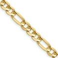 thumbnail image 1 of 14K Gold Concave Open Figaro Chain 22", 1 of 5