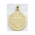 thumbnail image 1 of 14K Gold Confirmation Religious Medal - 1 Inch in Solid 14K Yellow Gold, 1 of 1