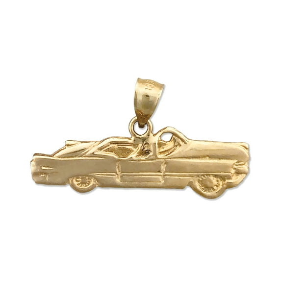 14K Gold Convertible Classic Car Pendant