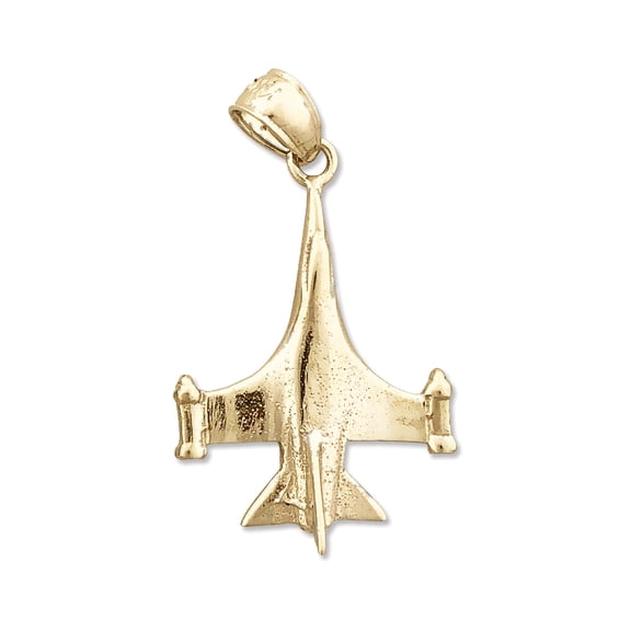 14K Gold F5 Freedom Fighter Jet Charm