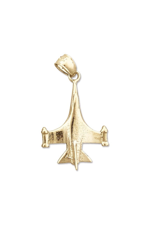 14K Gold F5 Freedom Fighter Jet Charm