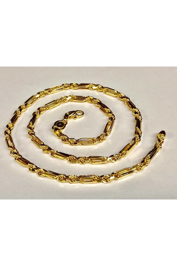 14K Gold Figarope Chain
