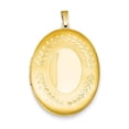 thumbnail image 1 of 14K Gold Filled Oval Locket Pendant Jewelry 32mm, 1 of 2