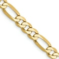 thumbnail image 1 of 14K Gold Flat Figaro Chain Bracelet 8", 1 of 3