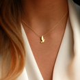 14K Gold Heart Pendant Necklace For Women Dainty Star Necklace Tiny