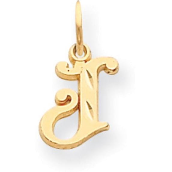 14K Gold Initial J Charm Jewelry