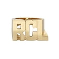 thumbnail image 1 of 14K Gold Initials Name Ring | Style #60, 1 of 3