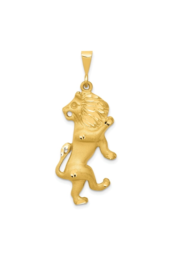 14K Gold Leo Zodiac Charm Jewelry FindingKing
