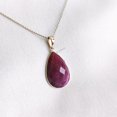 thumbnail image 1 of 14K Gold Natural Pear Ruby Pendant Pendant- July Birthstone, 1 of 4