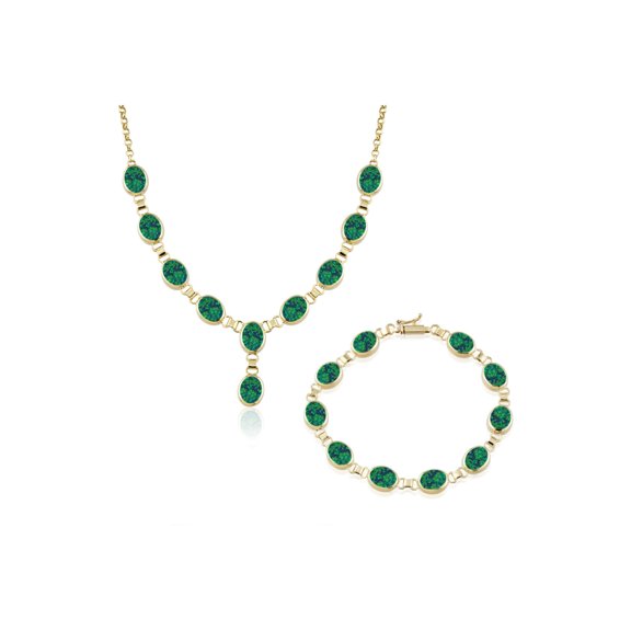 14K Gold Necklace, Opal Necklace, Green Color, Necklace For Women, Gift For Her, Gold Chain Necklace, Opal Stone, Anniversary Gift