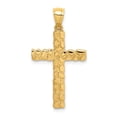 thumbnail image 1 of 14K Gold Nugget Cross Pendant, 1 of 4