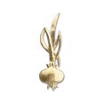 thumbnail image 1 of 14K Gold Onion Charm Slide, 1 of 5